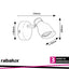 LILOU,IND.WALL, GU10 1XMAX25W, L15CM