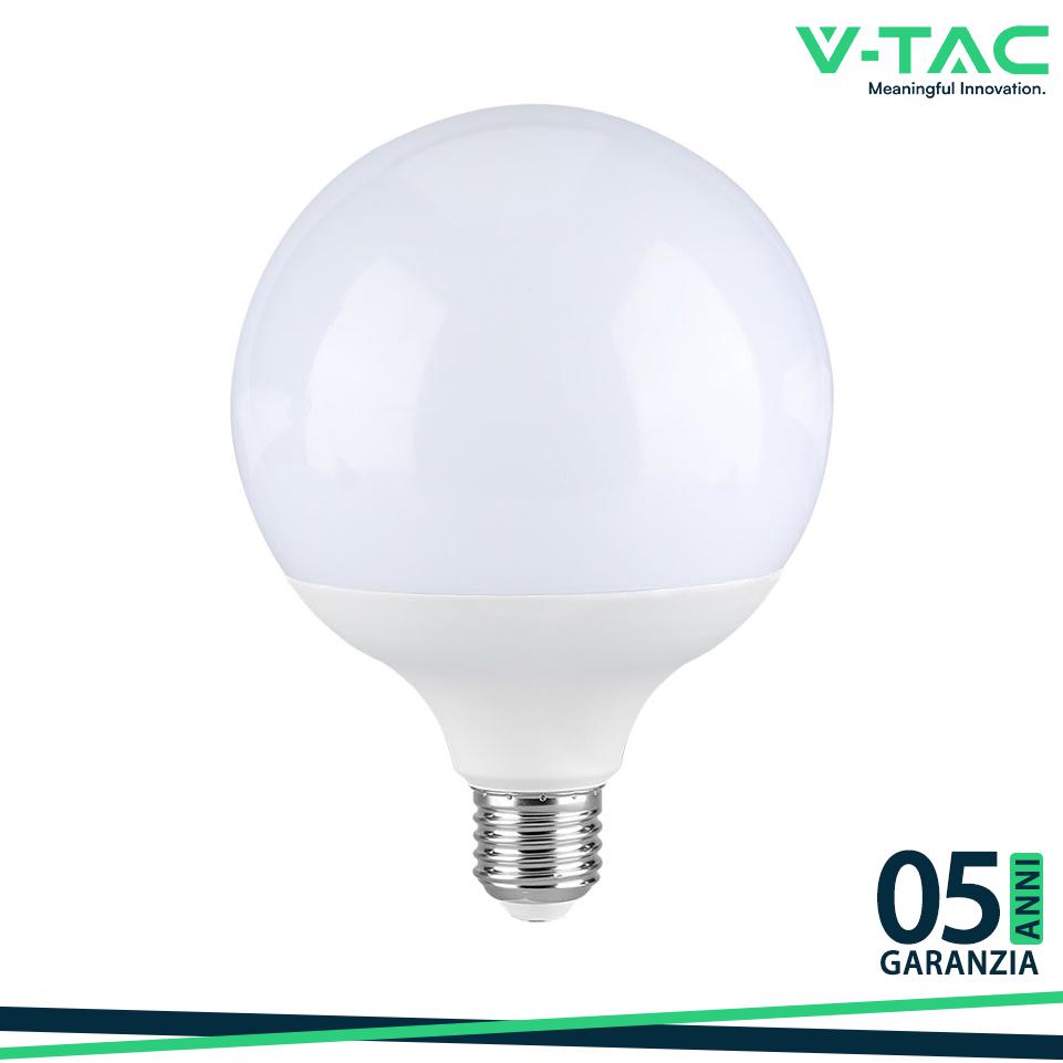 LED LAMPADINA SAMSUNG CHIP 18W E27 G120 PLASTICA 2000LM 6500K