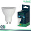 LED LAMPADINA SAMSUNG CHIP GU10 6W PLASTICA SMD WITH LENS 4000K