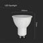 LED LAMPADINA SAMSUNG CHIP GU10 6W PLASTICA SMD WITH LENS 4000K