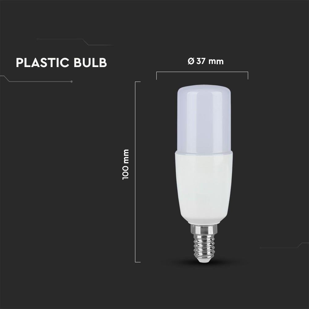 LED LAMPADINA SAMSUNG CHIP 7.5W E14 T37 PLASTICA 3000K