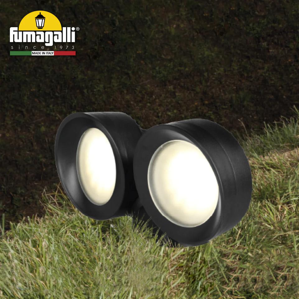 TOMMY 2L SPIKE NERO SATIN LED  GX53 2X10W CCT SET