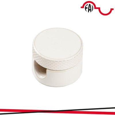 GANCIO IN METALLO SERRACAVO BIANCO CONF.10PZ