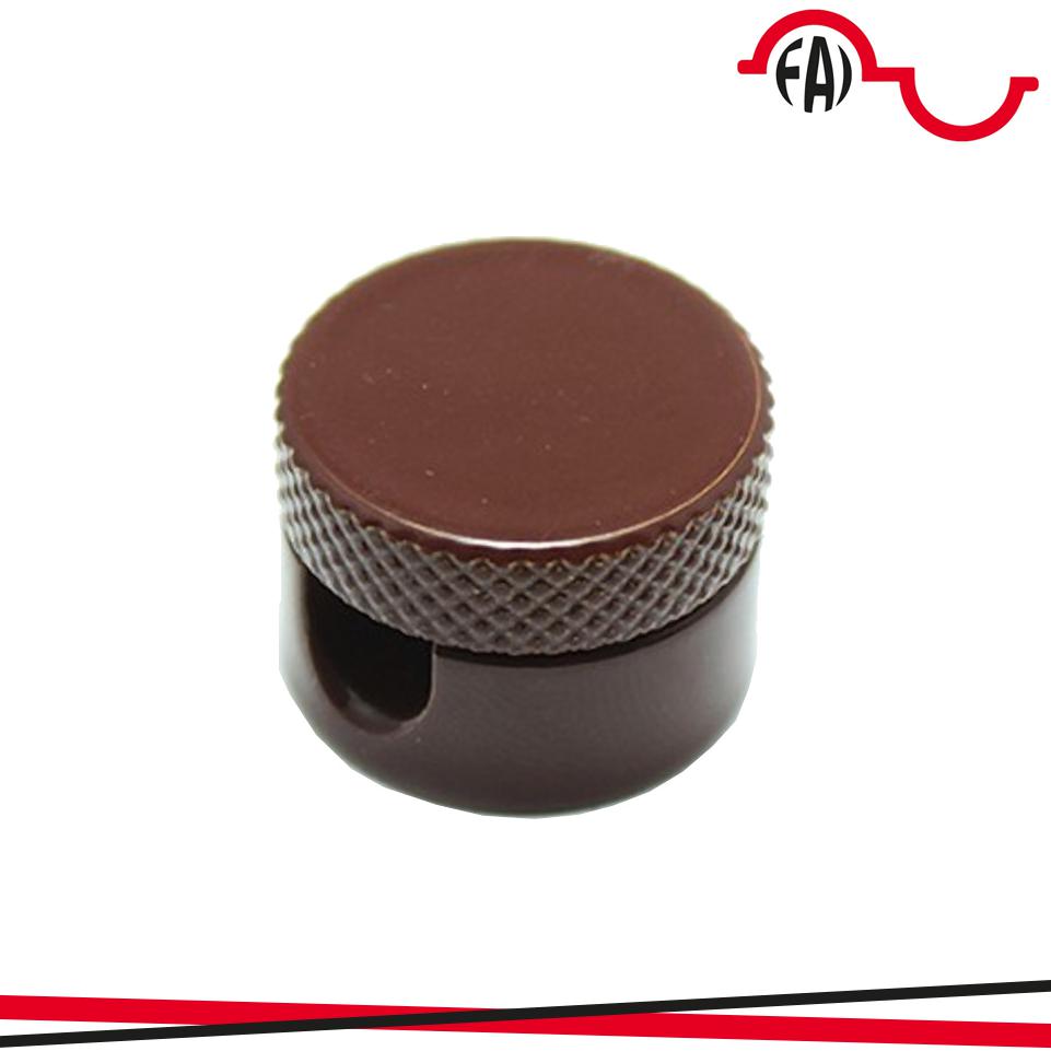 GANCIO IN METALLO SERRACAVO MARRONE CONF. 10PZ