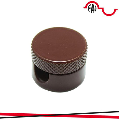 GANCIO IN METALLO SERRACAVO MARRONE CONF. 10PZ