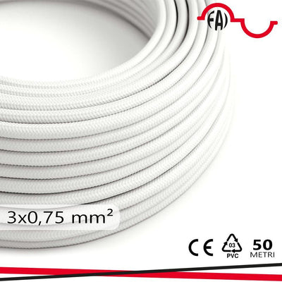 CAVO TONDO 3X0,75MM BIANCO