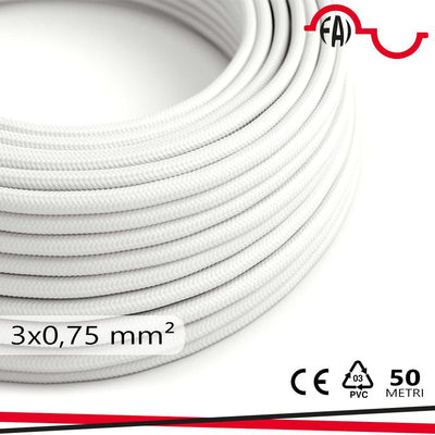 CAVO TONDO 3X0,75MM BIANCO