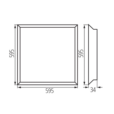 PANNELLO LED DA INCASSO BLINGO IP65 40W 60NW - KANLUX