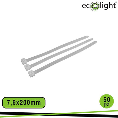 FASCETTA FERMACAVO 7,6X200MM   BIANCO