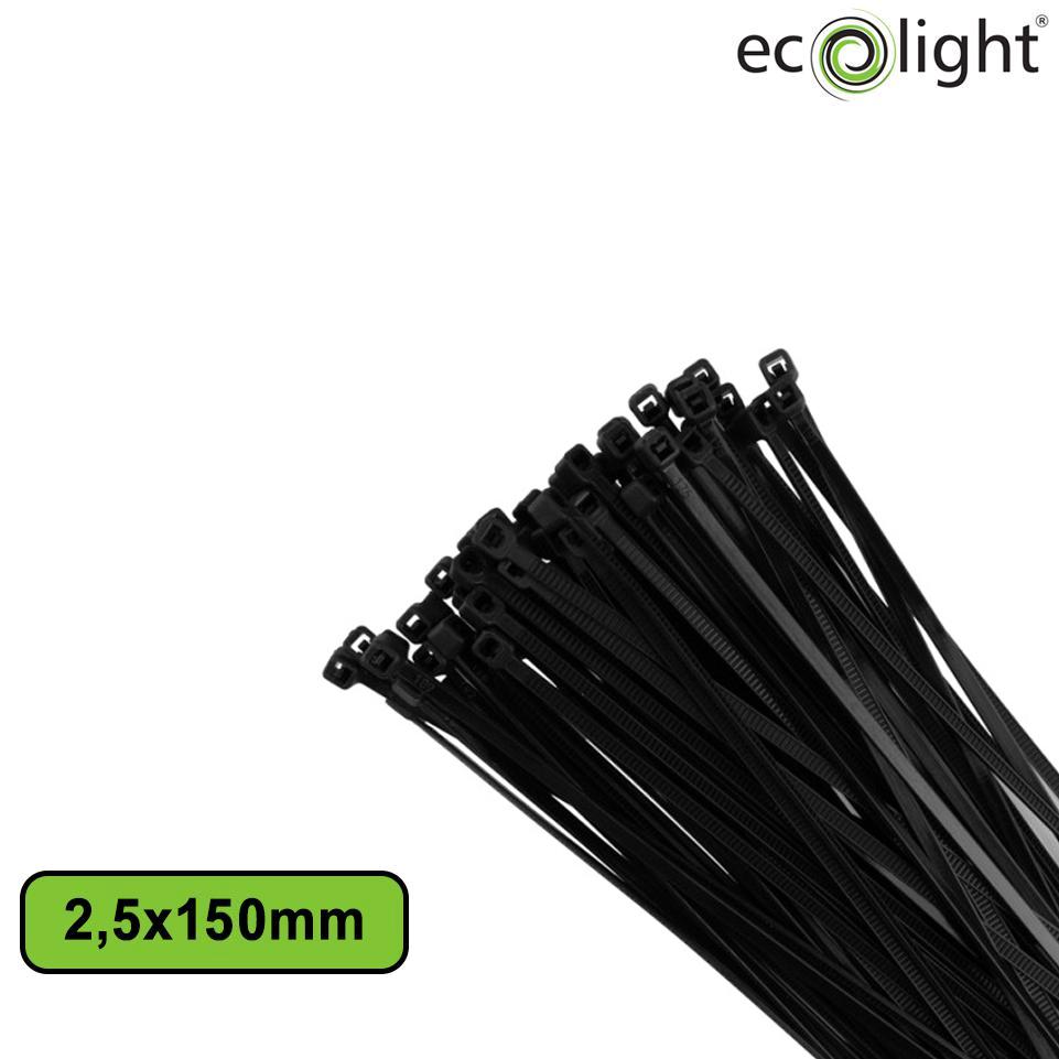 FASCETTA FERMACAVO PREMIUM     2,5X150MM NERO