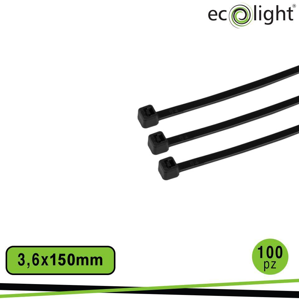 FASCETTA FERMACAVO PREMIUM     3,6X150MM NERO