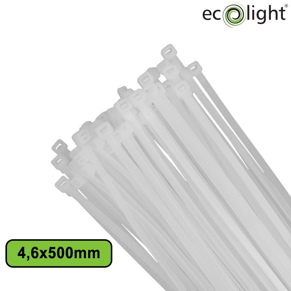 FASCETTA FERMACAVO PREMIUM     4,6X500MM BIANCO