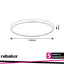 PAULOS,IND.CEIL. LED 24W D30CM, WHITE 4000K