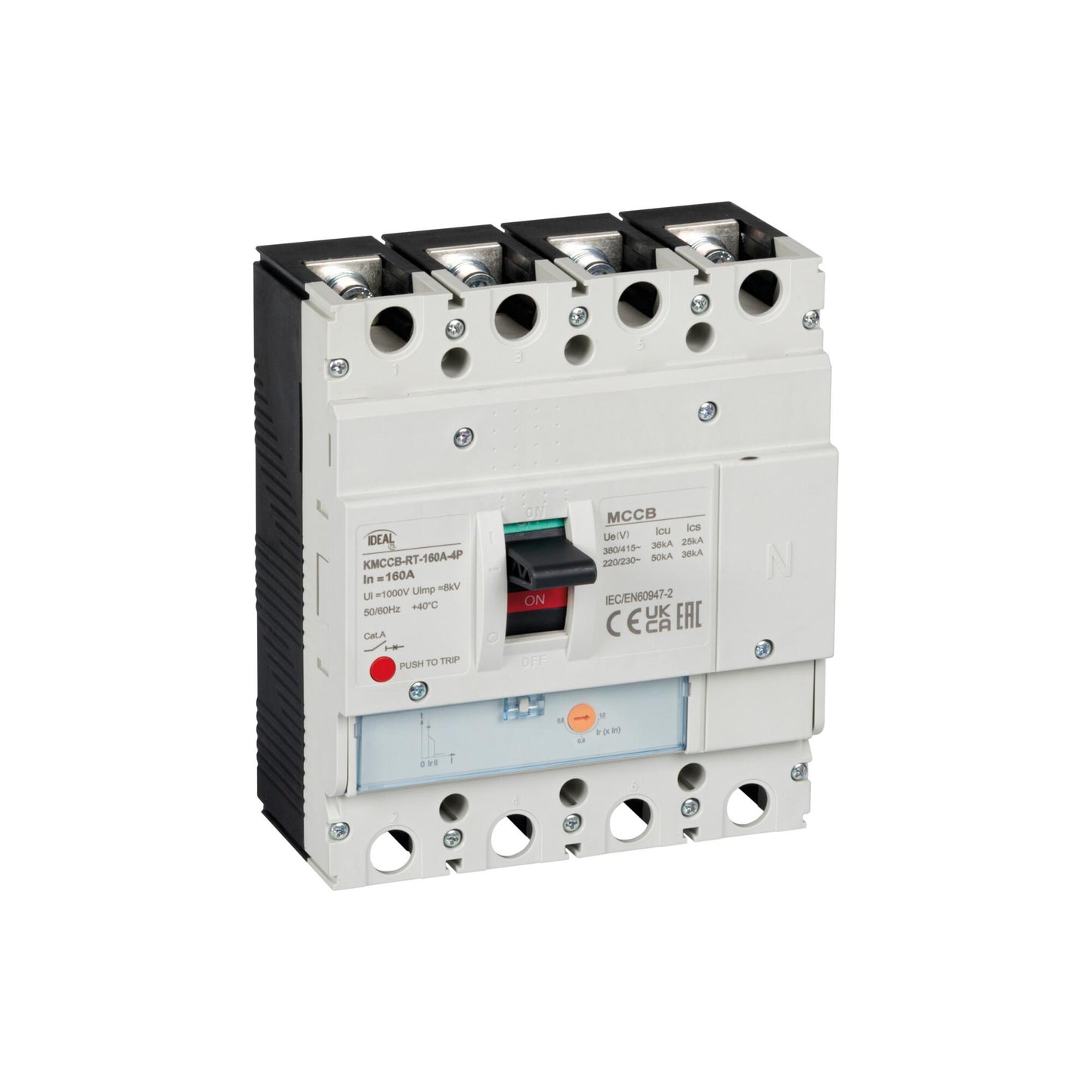 WY    CZNIK KOMPAKTOWY MCCB KMCCB-RT-160A-4P - KANLUX