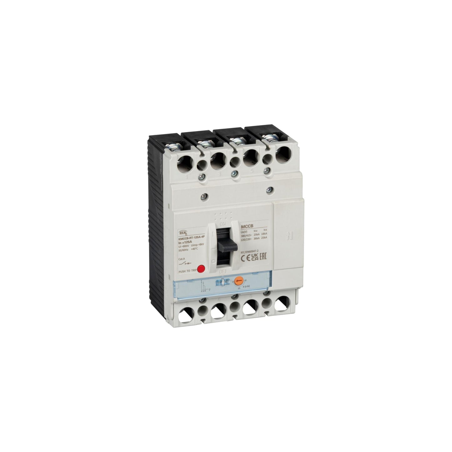 WY    CZNIK KOMPAKTOWY MCCB KMCCB-RT-125A-4P - KANLUX