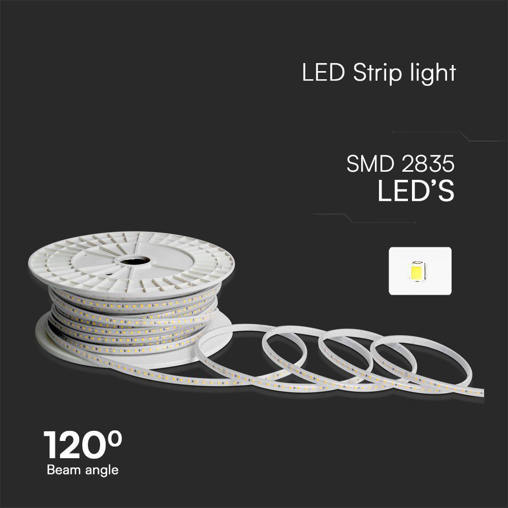 121 10,5W LED STRIP LIGHT 6500K 50M/SET 220V
