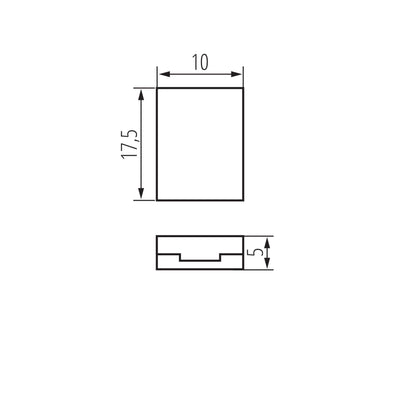 CONNETTORE PER NASTRI LED CON P 8 - KANLUX