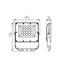 PROIETTORE A LED ACETE 20W CCT GR - KANLUX
