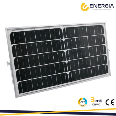 PROIETTORE SOLARE 200W CCT (3000-6400K) 2200LM PANN.18W