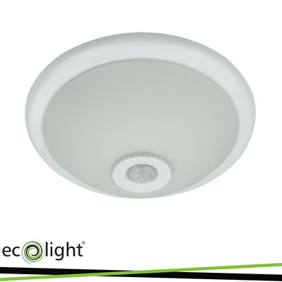 LAMPADA IN VETRO 2XE27 CON SENSORE PIR