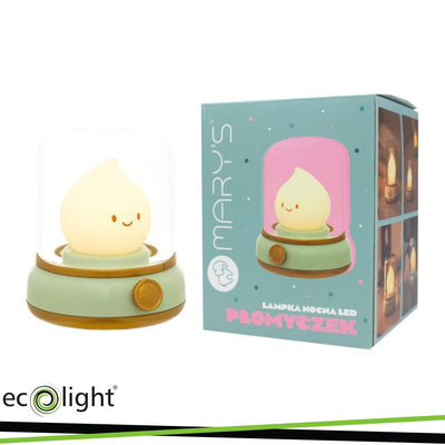 LAMPADA NOTTURNA A LED MARY S  FIAMMA VERDE