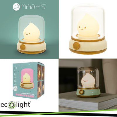 LAMPADA NOTTURNA A LED MARY S  FIAMMA GIALLA