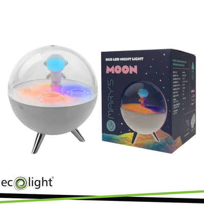 LAMPADA NOTTE MARY S LED RGB   MOON BIANCO