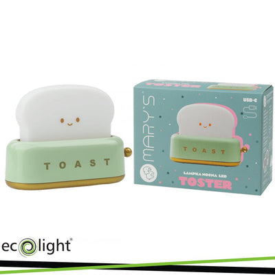 LAMPADA NOTTURNA A LED MARY S  VERDE TOSTAPANE