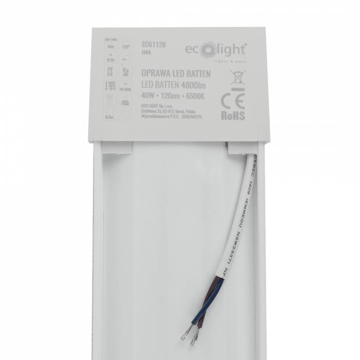 LED BATTEN 120CM 40W 6400K 4800LM