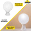 MIKROLOT/G250 BIANCO OPALE E27