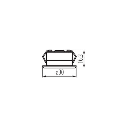 FARETTO INCASSO IMPERMEABILE A LED IMBER LED NW B - KANLUX