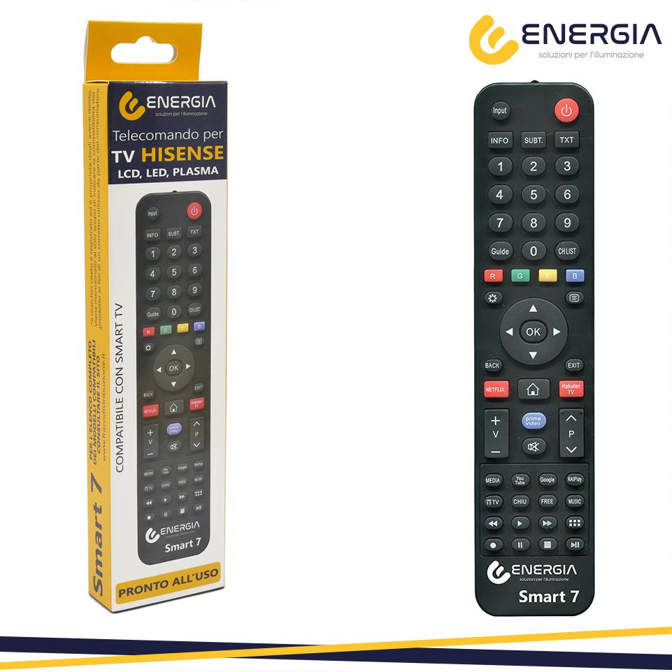 TELECOMANDO UNIVERSALE PER TV  HISENSE LCD,LED,PLASMA