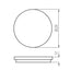 PLAFONIERA LED BENO 12-18W CCT-O G - KANLUX