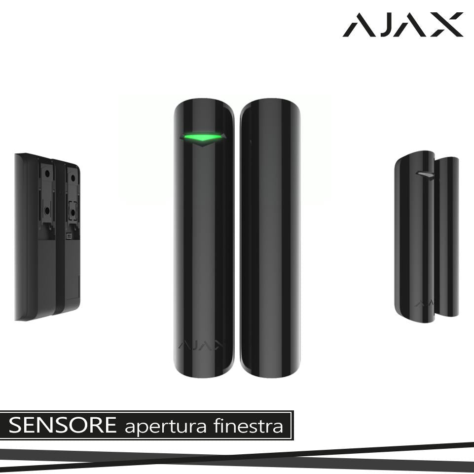DOORPROTECT CONTATTO MAGNETICO PORTA FINESTRA BLACK