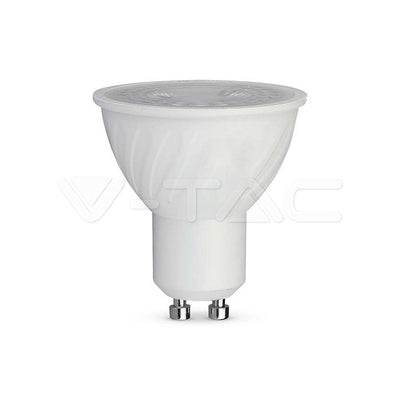6W GU10 RIPPLE PLASTIC SPOTLIGHT 6500K 38 D DIMMABLE