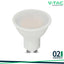 10W GU10 LED PLASTIC SPOTLIGHT-MILKY COVER 3000K