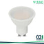 LED FARETTO GU10 10W MILKY COVER PLASTICA 4000K
