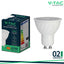 LED FARETTO 6W GU10 RIPPLE PLASTICA 3000K 110