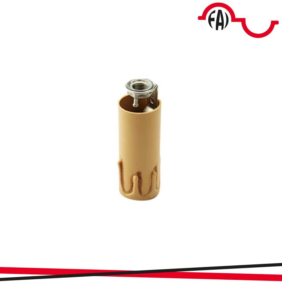 PORTALAMPADA CANDELA E14 H65 ANTICHIZZATO