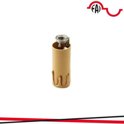 PORTALAMPADA CANDELA E14 H65 ANTICHIZZATO