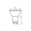 LAMPADINA LED IQ-LEDEX GU10 4,7W-NW - KANLUX