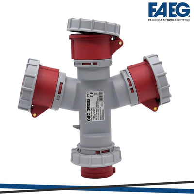 MOLTIPLICATORE INDUST. 1 SPINA3P+N+T E 3PRES 3P+N+T 16A IP67