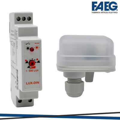 INT.CREPUSCOLARE DIN CON SONDA ESTERNA 16A IP55