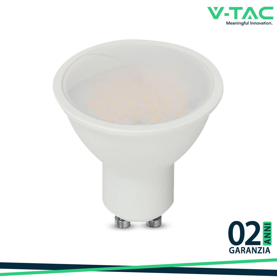 10W GU10 LED PLASTIC SPOTLIGHT-MILKY COVER 6500K