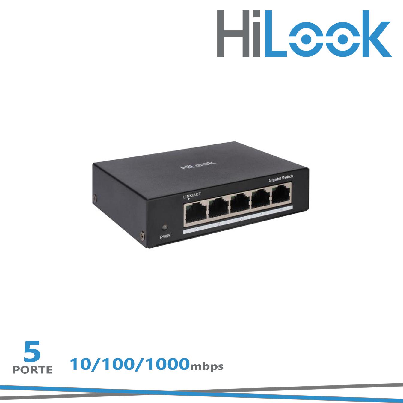 SWITCH 5 PORTE 10/100/1000MBPS