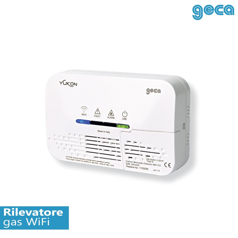 RILEVATORE GAS DOMESTICO WIFI  YUKON