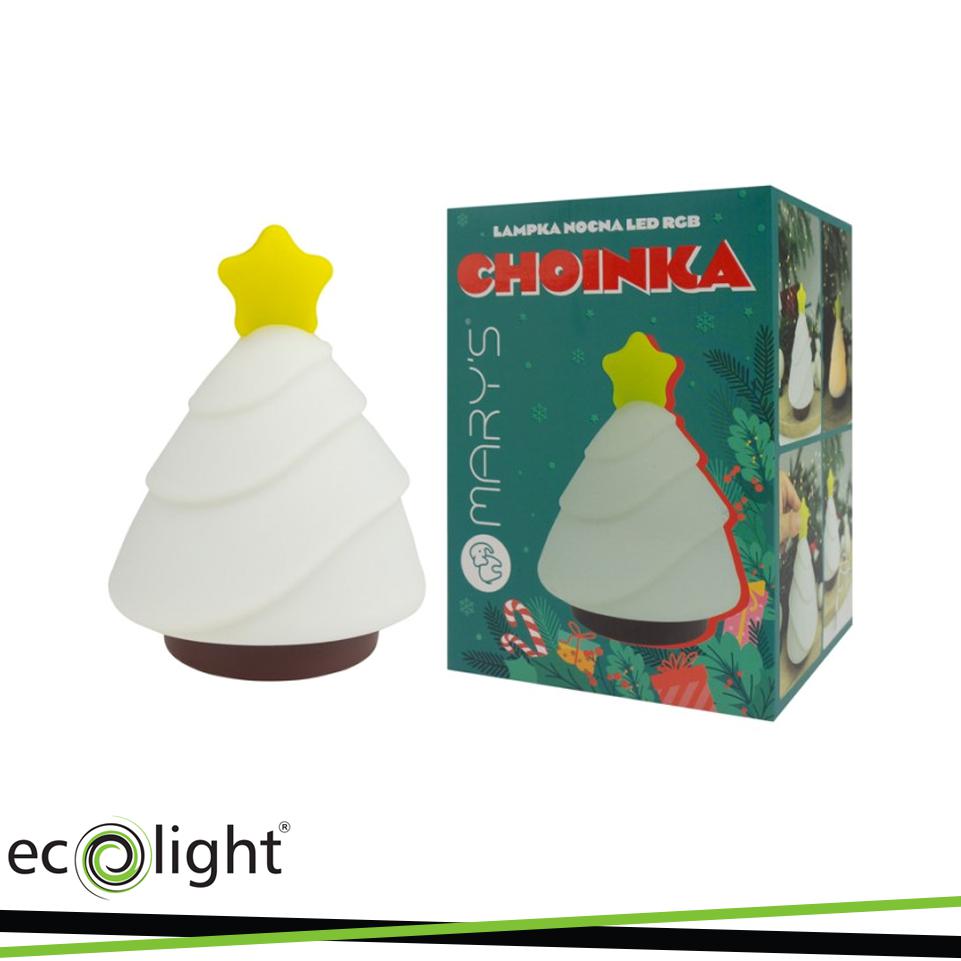 LAMPADA NOTTURNA LED MARY S ALBERO DI NATALE RGB