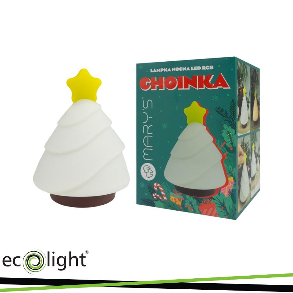 LAMPADA NOTTURNA LED MARY S ALBERO DI NATALE RGB