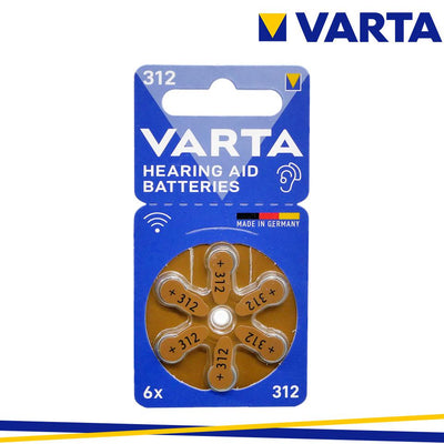 HEARING AID BATTERY 312 BLISTER 6PZ