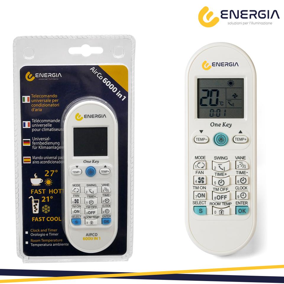 TELECOMANDO CLIMATIZZATORE 6000IN1